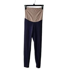 Motherhood Maternity Black with Tummy Sack Leggings - Size S